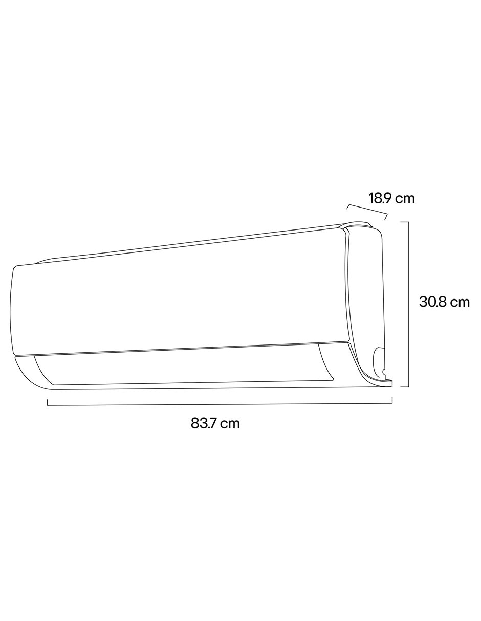 Aire acondicionado mini split frío y calor 12000 BTU VX121H4 115 V 10