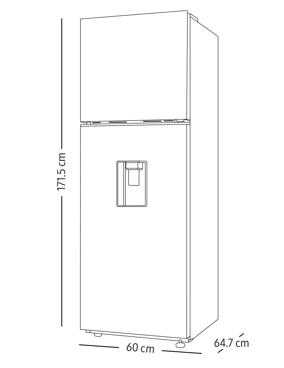 Refrigerador Top Mount Samsung 11 Pies Cúbicos Tecnología Inverter y Tecnología No Frost RT31DG5724B1EM