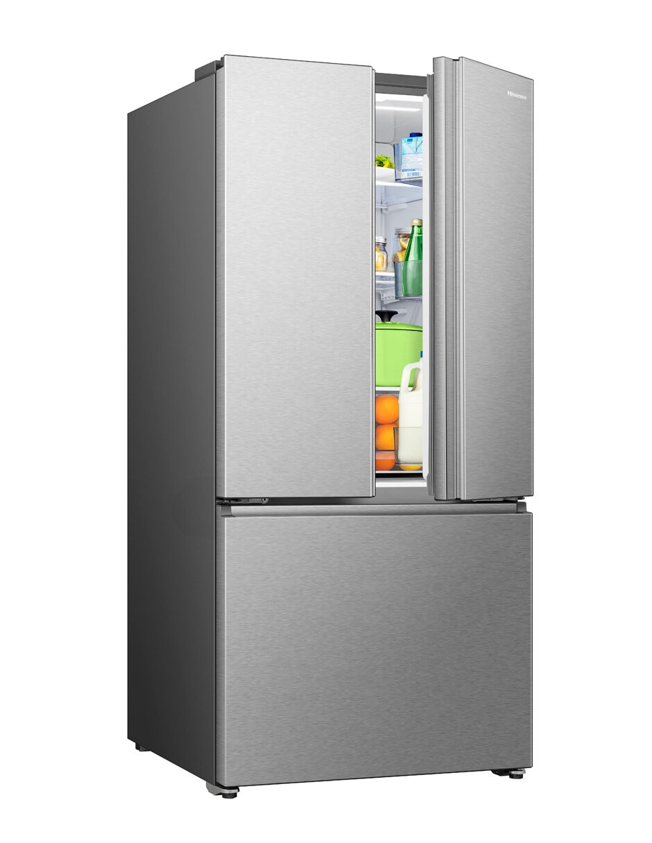 Refrigerador french door Hisense 22 pies cúbicos inverter y no frost RF22N6FCX