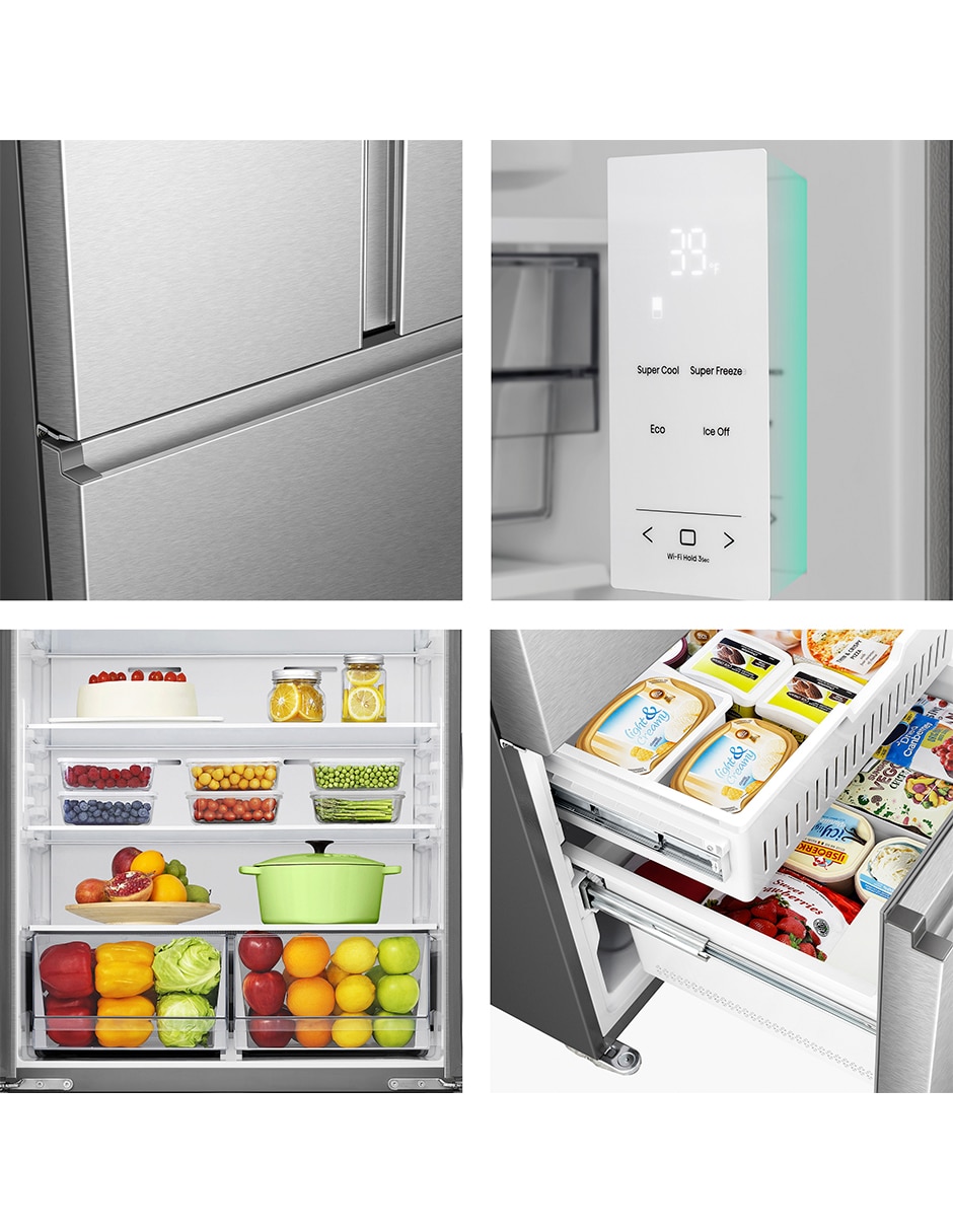 Refrigerador french door 22 pies cúbicos inverter No frost rf22N6fcx 7