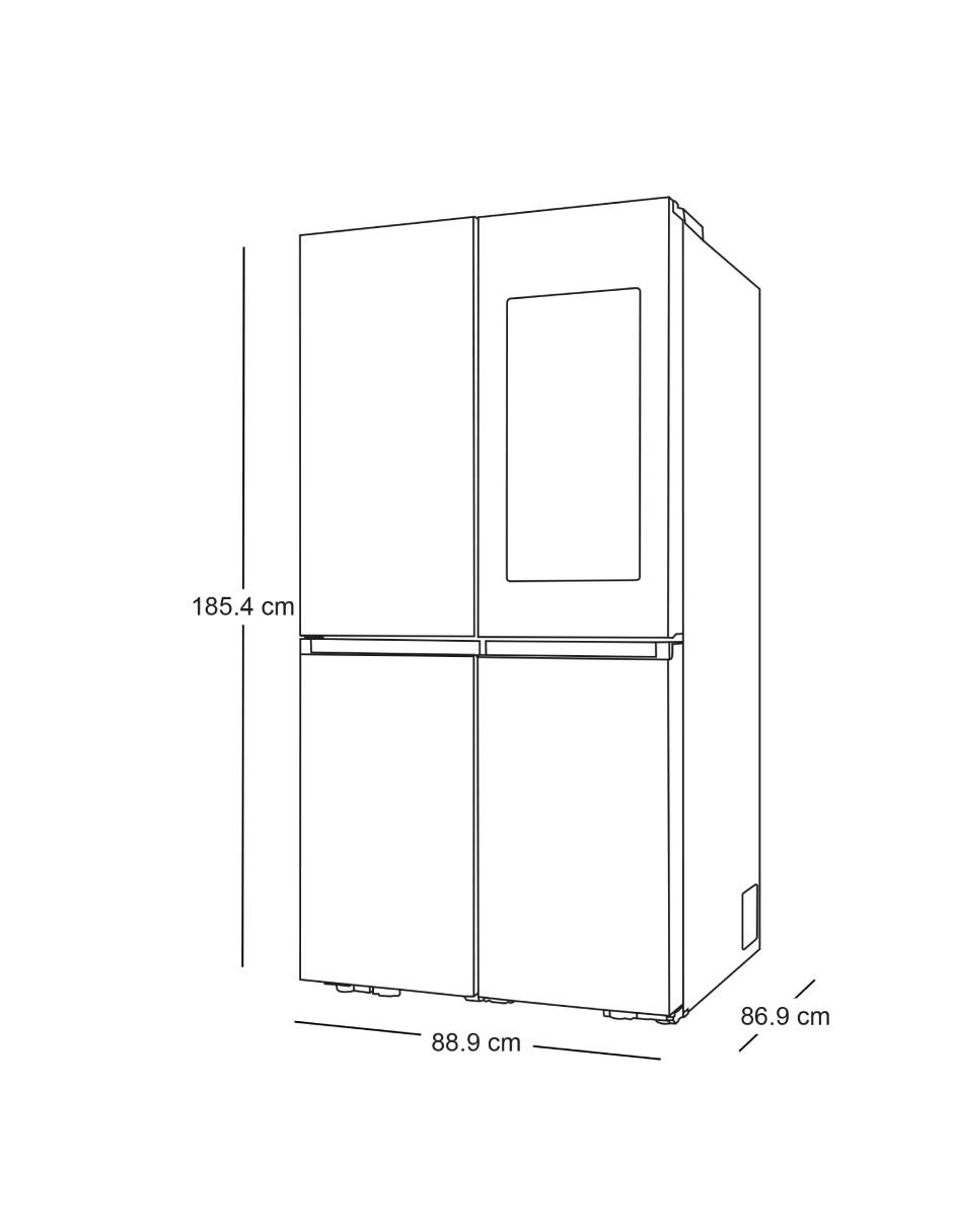 Refrigerador french door Samsung 29 pies cúbicos inverter y fábrica de hielos RF29DB9950QDEM