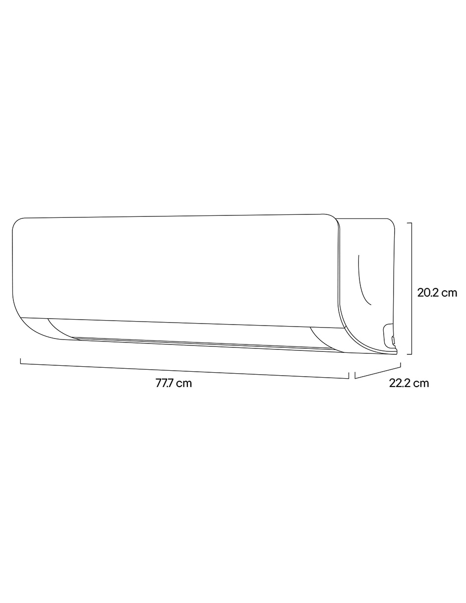 Aire acondicionado mini split Lg frío 11000 btu mw122c4