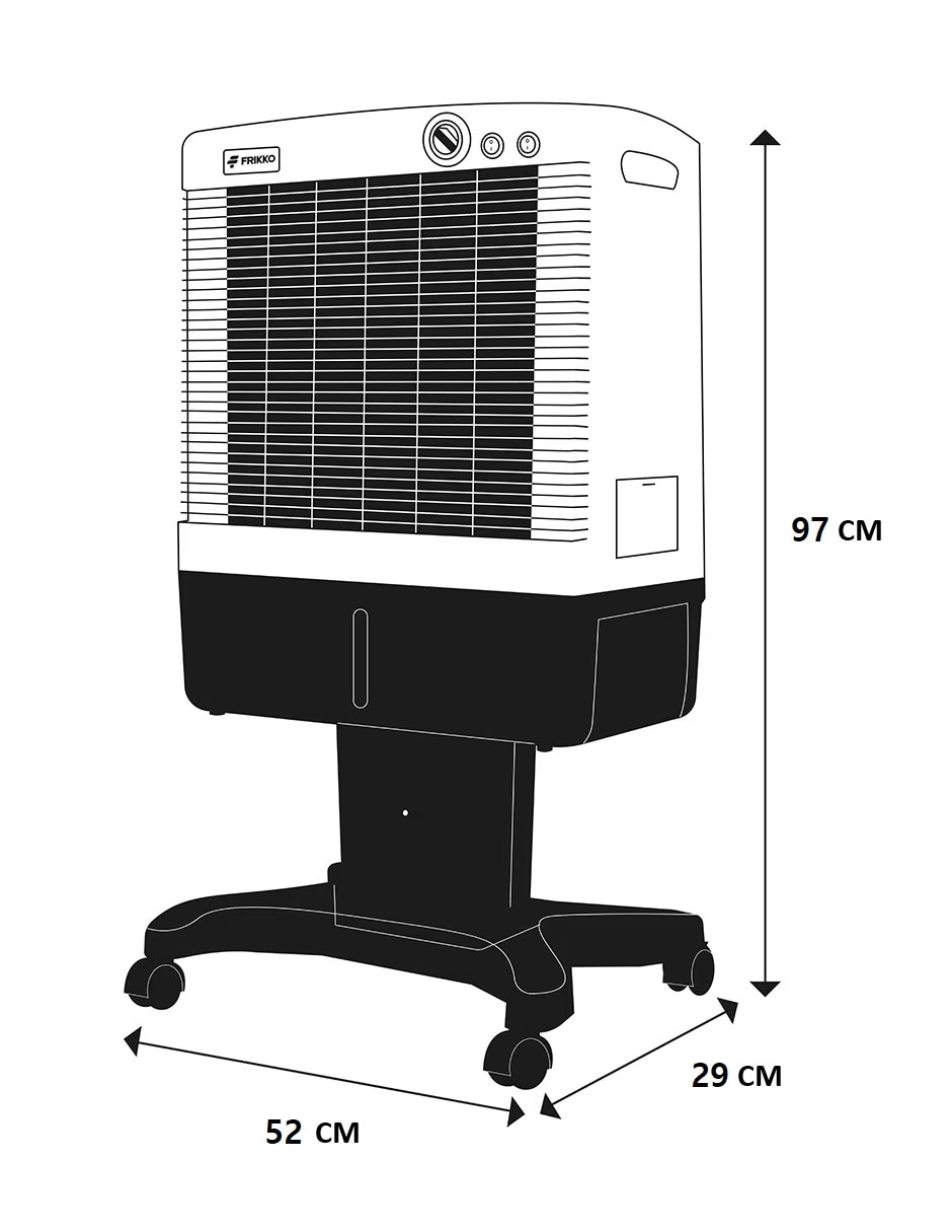 Enfriador evaporativo Frikko Frío F1500PCM 120 V