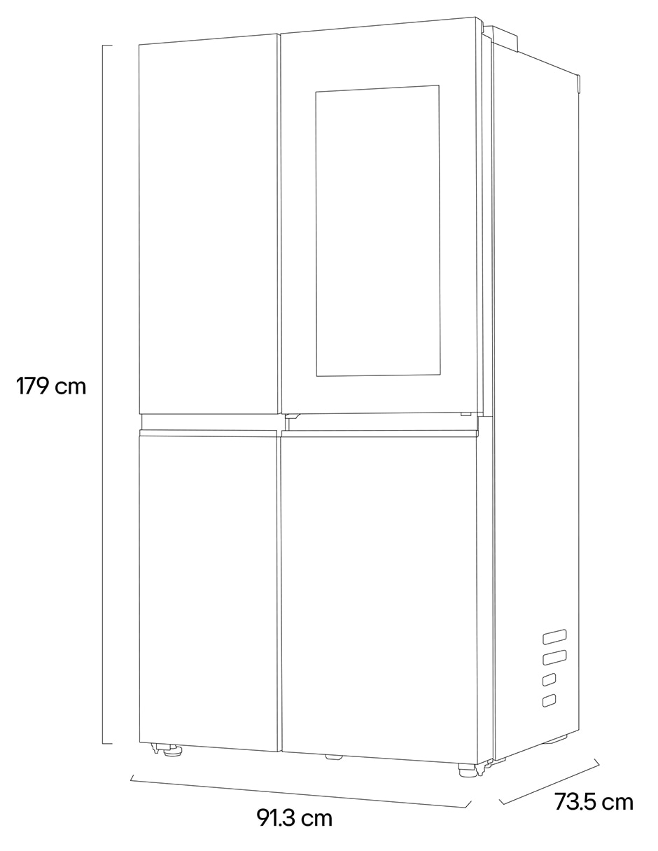 Refrigerador dúplex 25 pies cúbicos VS23BQB.ABBFMXM 10
