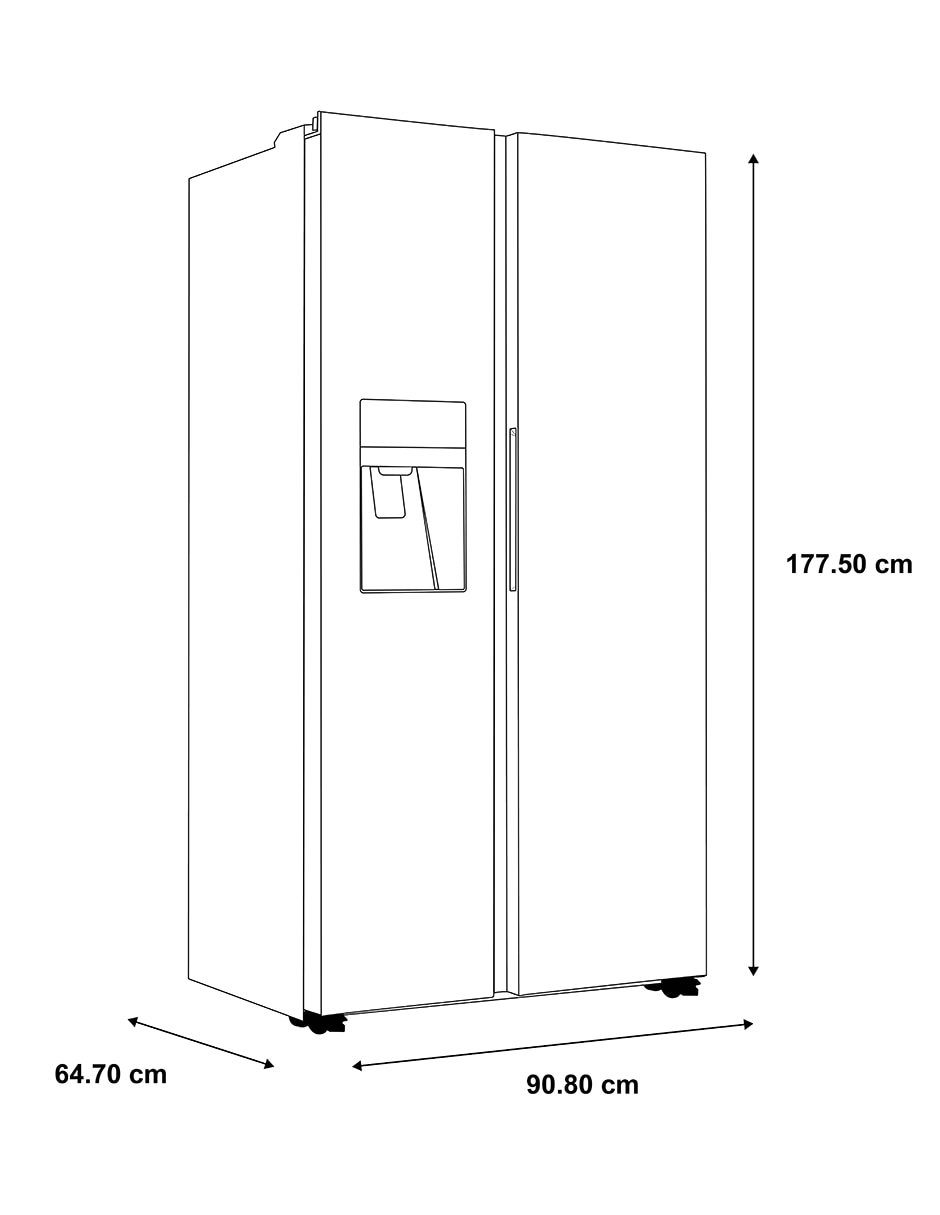 Refrigerador refrigerador industrial 19 pies cúbicos inverter y no frost y fábrica de hielo HSM541HMNSS0 9