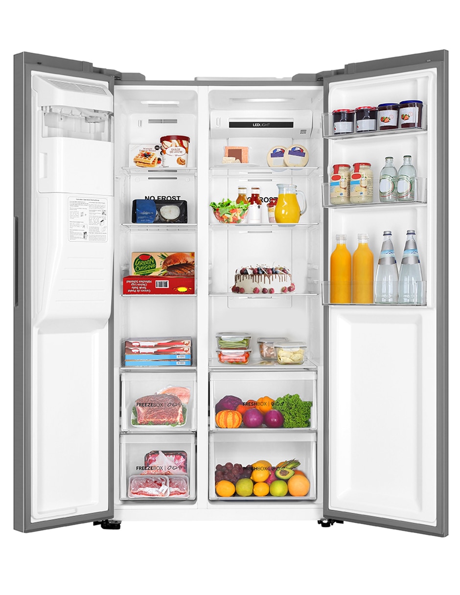 Refrigerador refrigerador industrial 19 pies cúbicos inverter y no frost y fábrica de hielo HSM541HMNSS0 3