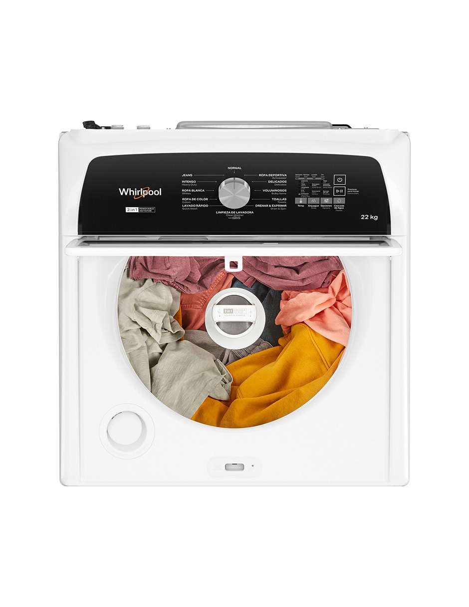 Lavadora 22 kg automática carga superior 7mwtw5057pw 11
