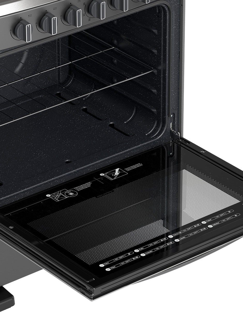Estufa de piso a gas LP Onix 76.2 cm AFR7130G de 6 quemadores 3