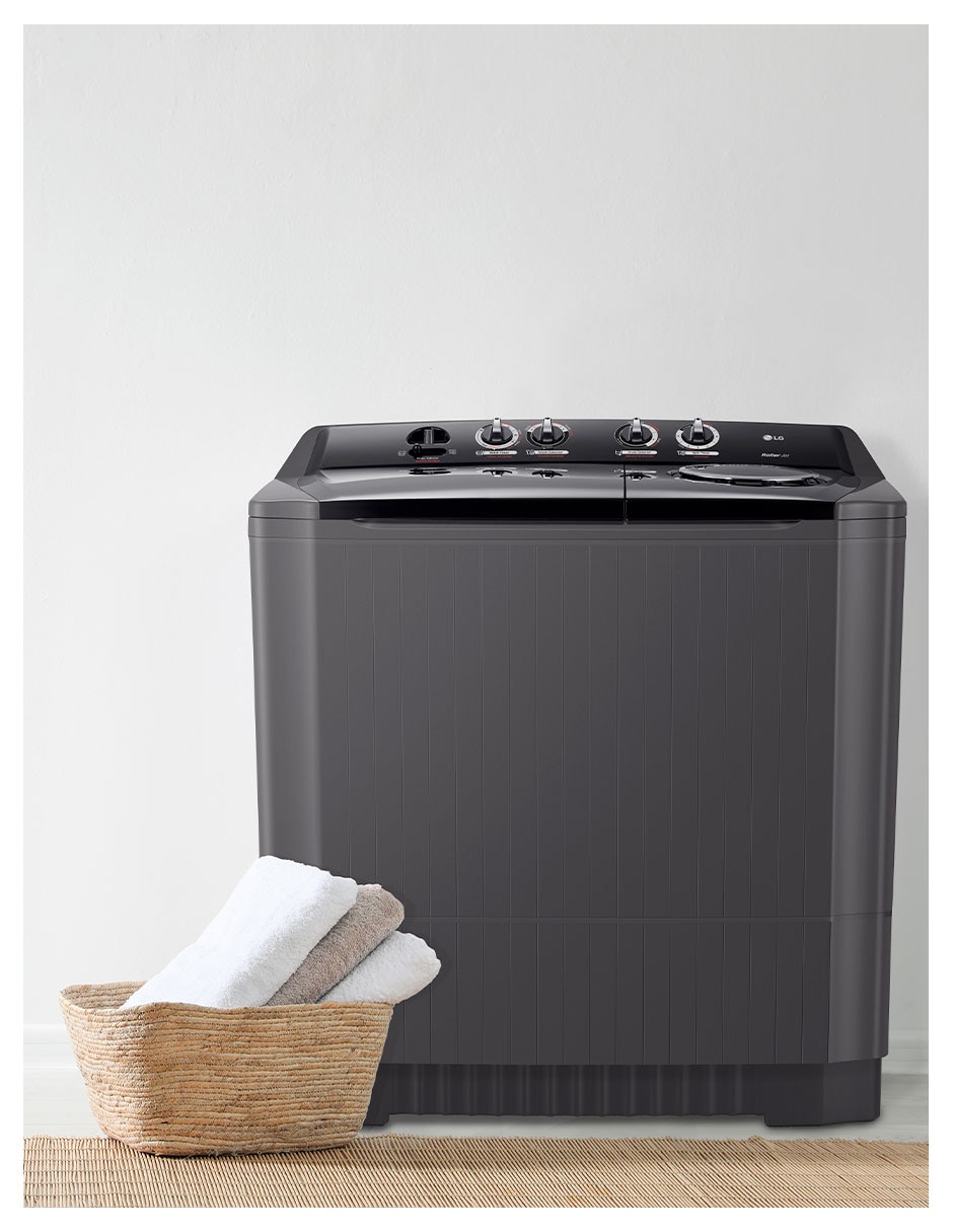 Lavadora doble tina Lg 18 kg semiautomática carga superior wp18mar.dbmelat
