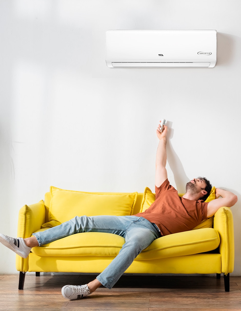 Aire acondicionado mini split inverter Tcl Elite Inverter frío y calor 18000 BTU S18P-EHV22 220 V