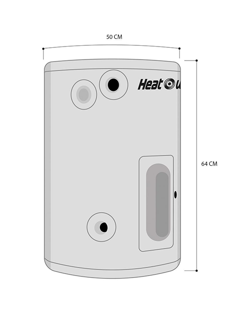 Calentador de depósito Heat Wave HWET201 80 l eléctrico