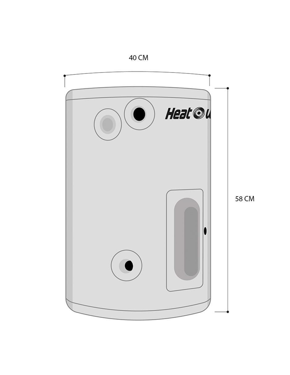 Calentador de depósito Heat Wave HWET102 10 L eléctrico