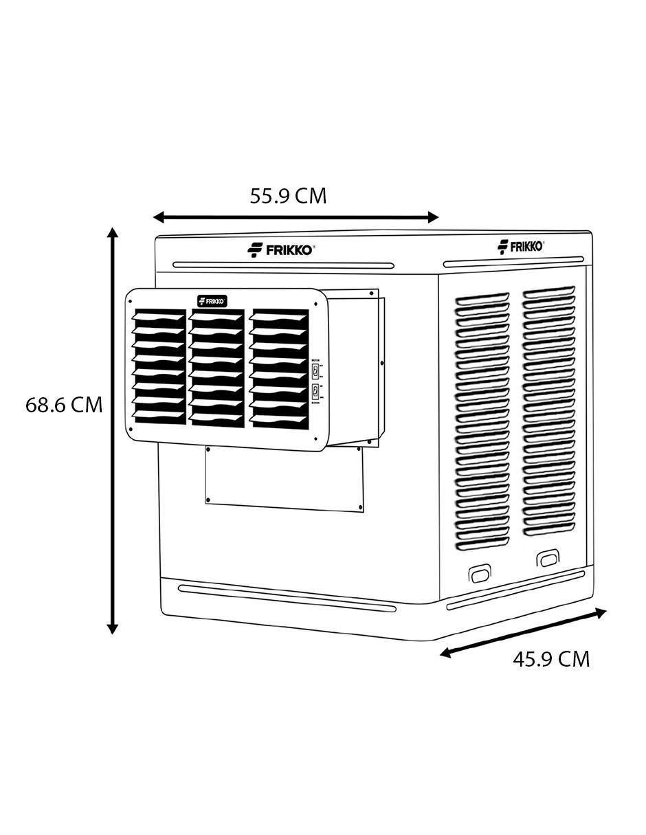 Aire acondicionado de ventana Frío F2600V 127 V 4