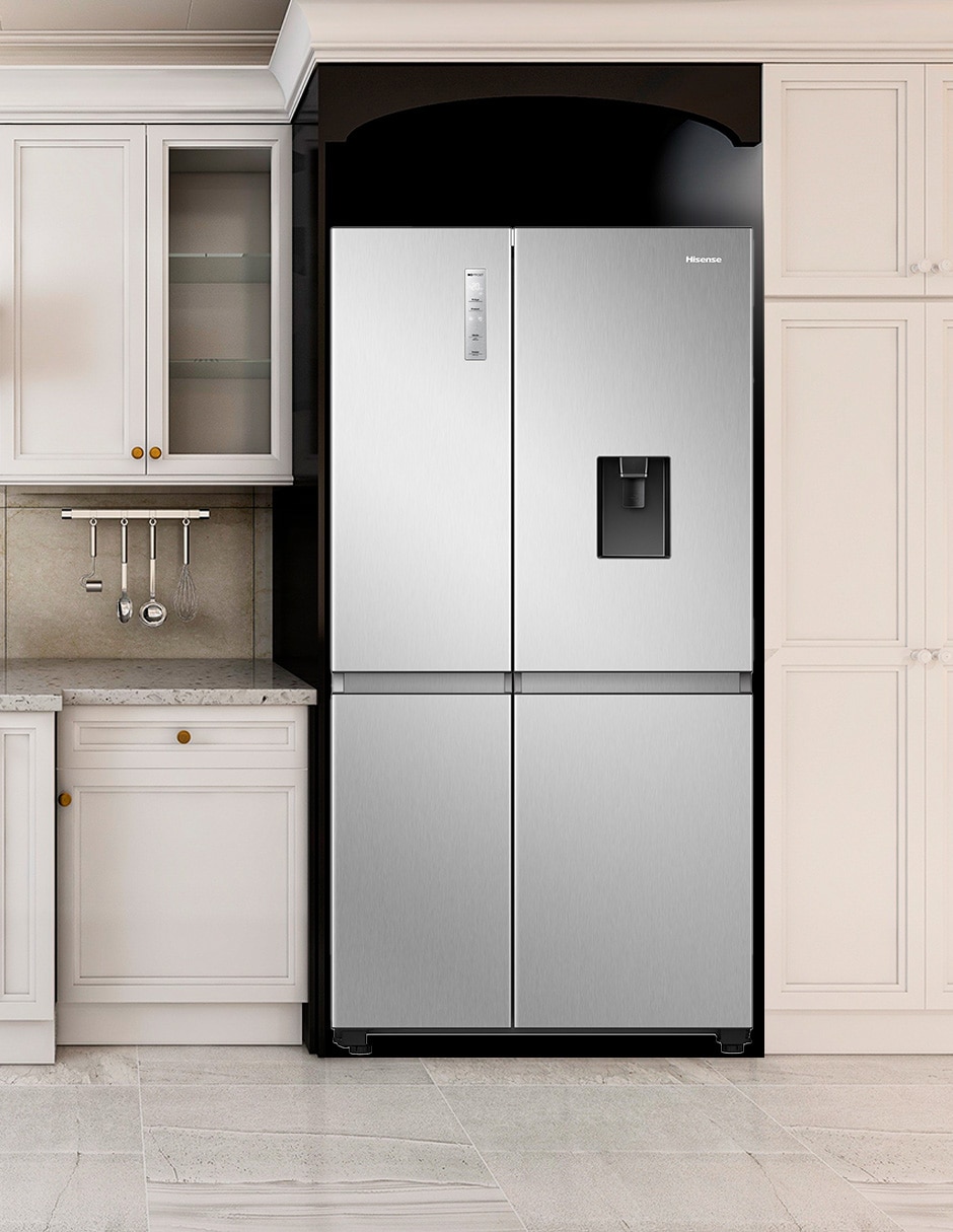 Refrigerador dúplex Hisense 22 pies cúbicos inverter y no frost RS22N6GCX