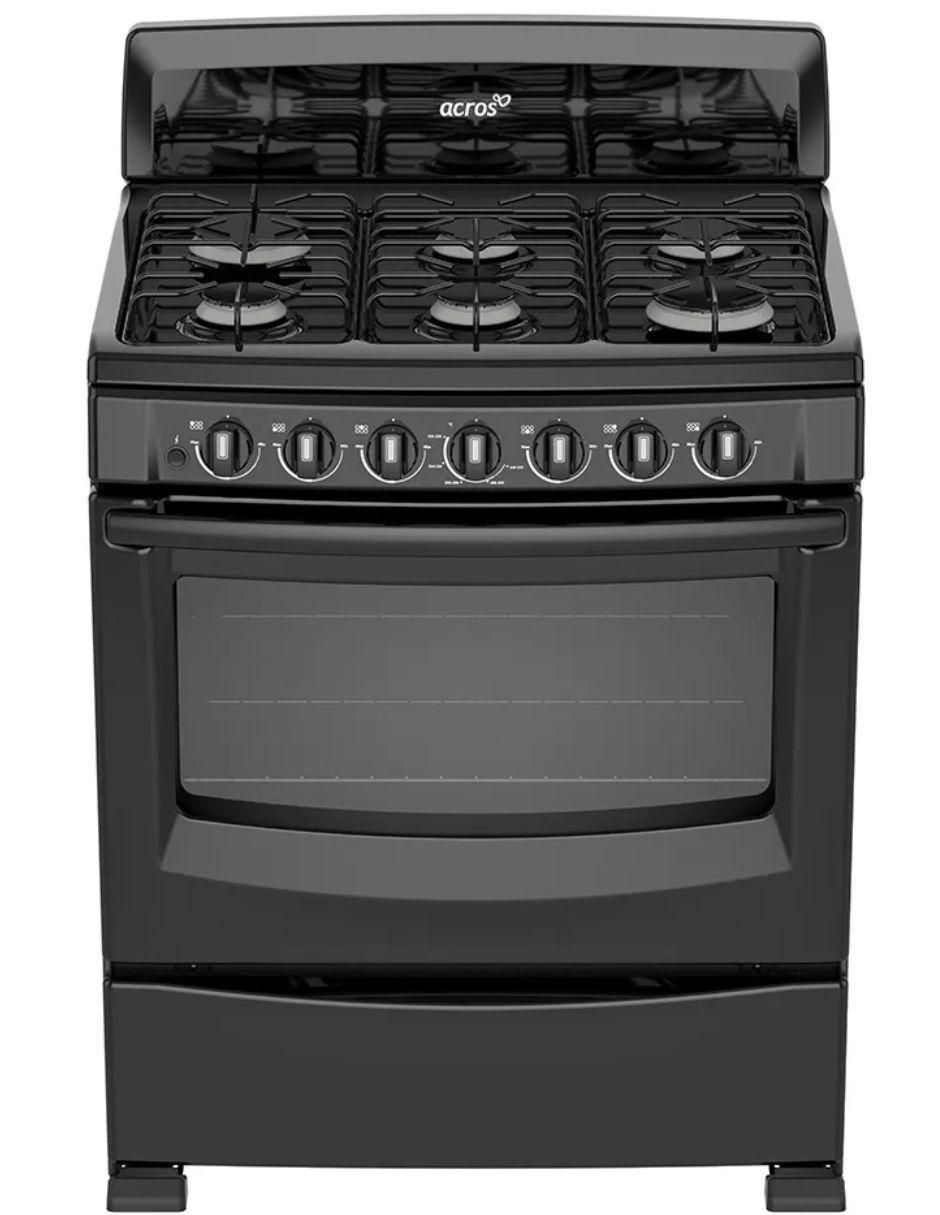 Estufa de piso a gas lp 76.2 cm AFR2110B de 6 quemadores 1