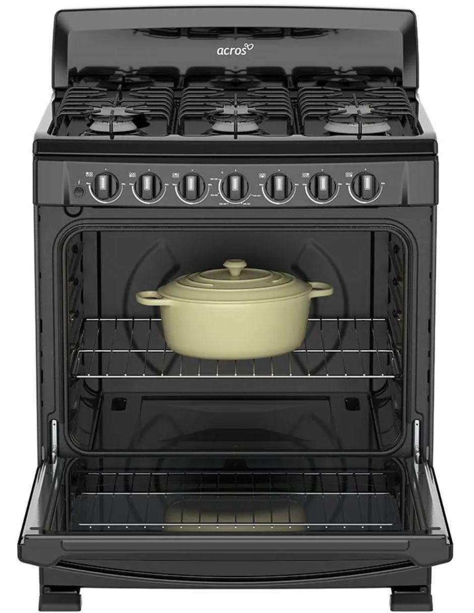 Estufa de piso a gas lp 76.2 cm AFR2110B de 6 quemadores 2