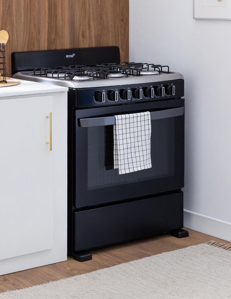 Estufa de piso a gas lp 76.2 cm AFR2110B de 6 quemadores Estufa de piso a gas lp 76.2 cm AFR2110B de 6 quemadores