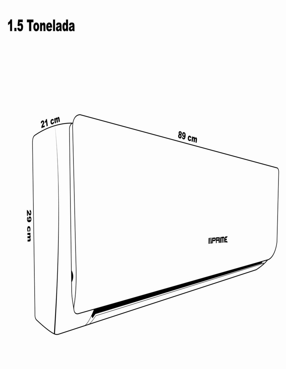 Aire acondicionado mini split inverter Prime EMPRC182-R3 220 V