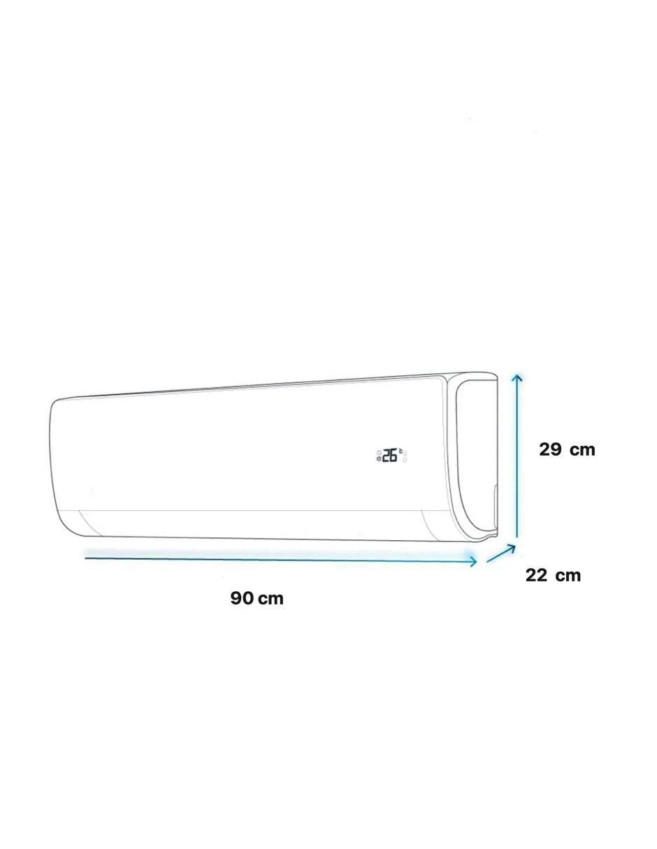 Aire acondicionado mini split 12000 BTU UAWH12-DN3C3 220 V 3