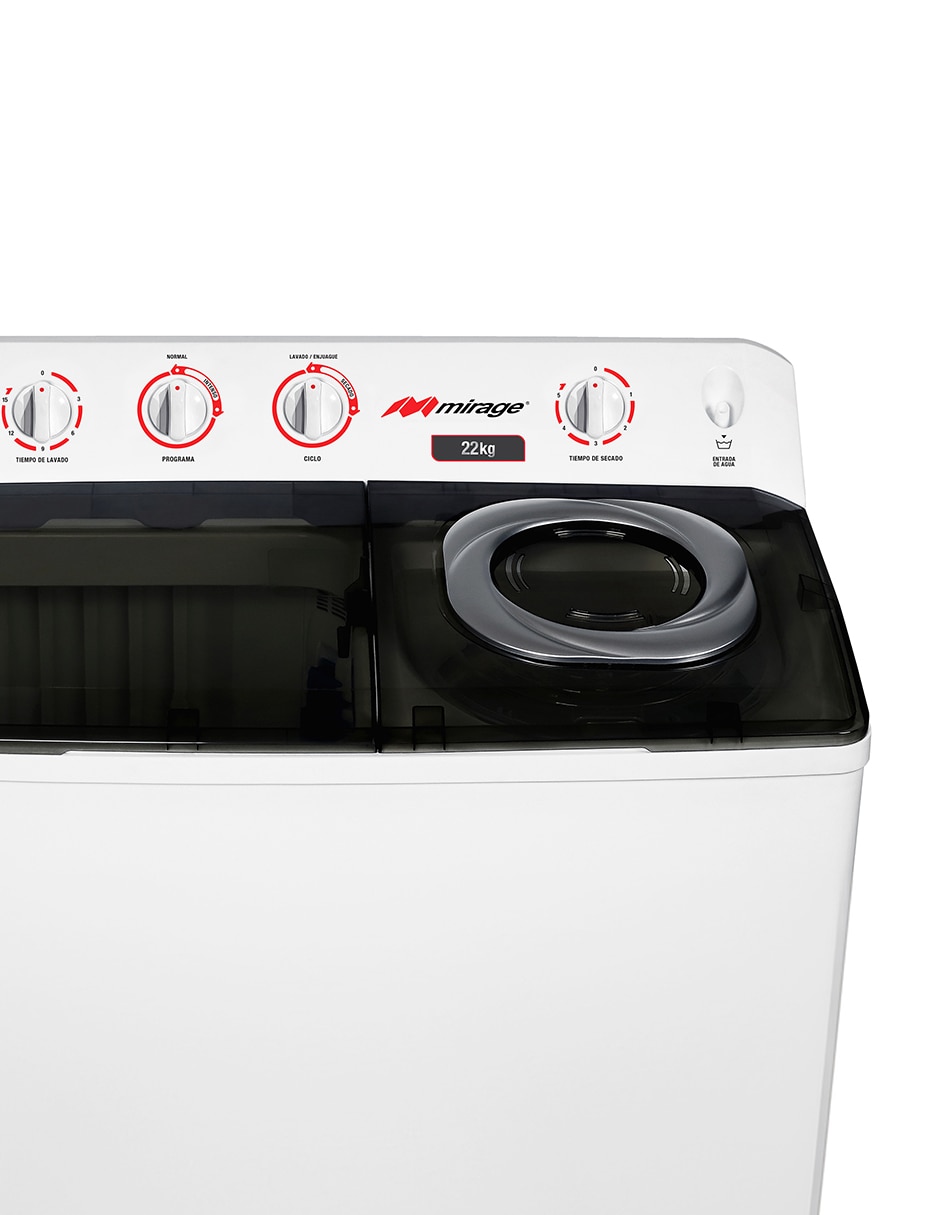 Lavadora doble tina 22 kg semiautomática carga superior LMS022M 3