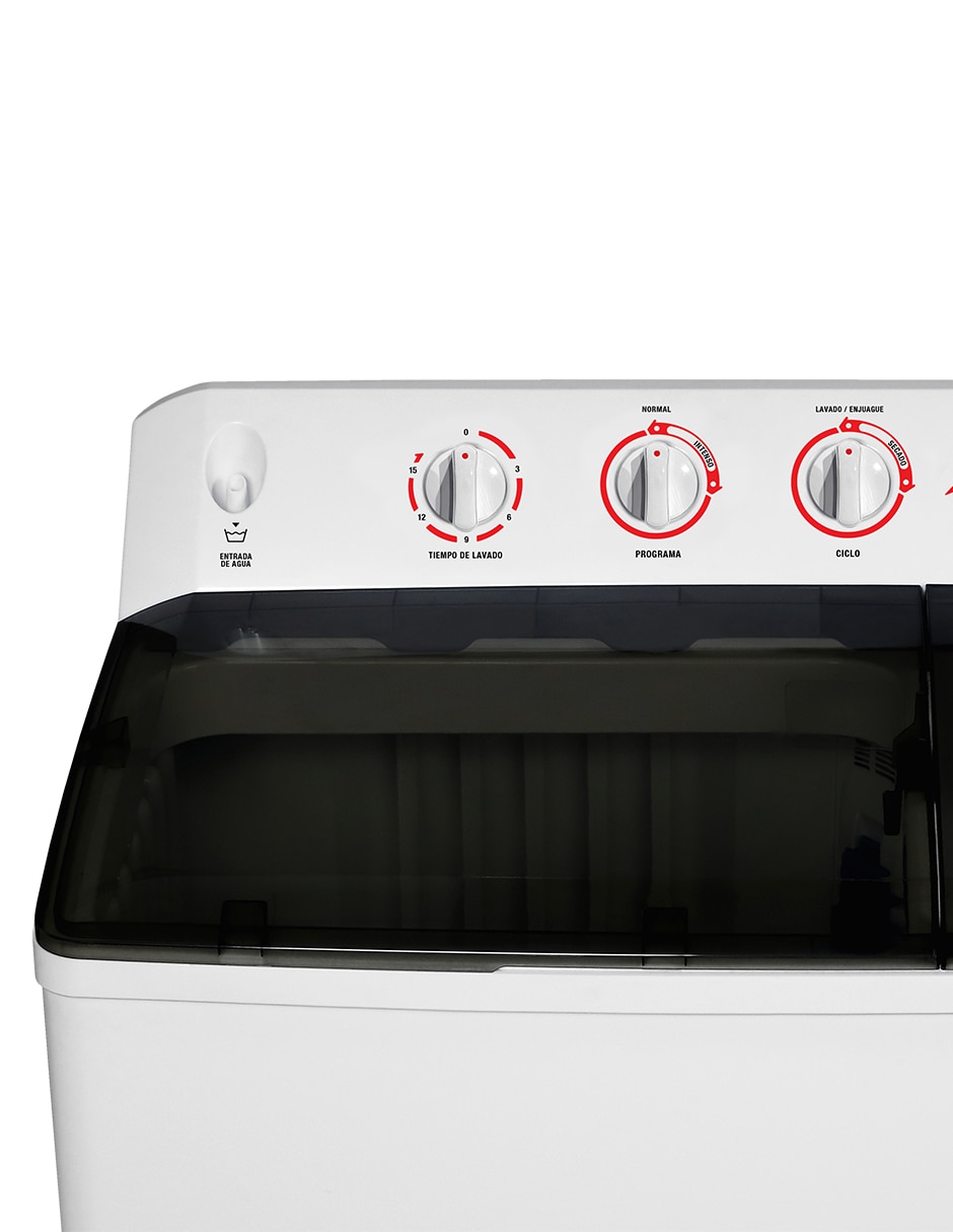 Lavadora doble tina 22 kg semiautomática carga superior LMS022M 5