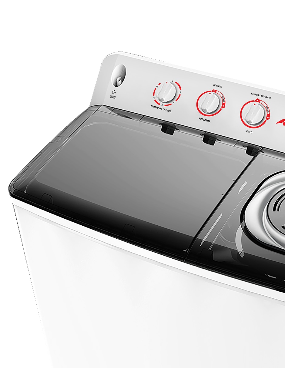 Lavadora doble tina 22 kg semiautomática carga superior LMS022M
