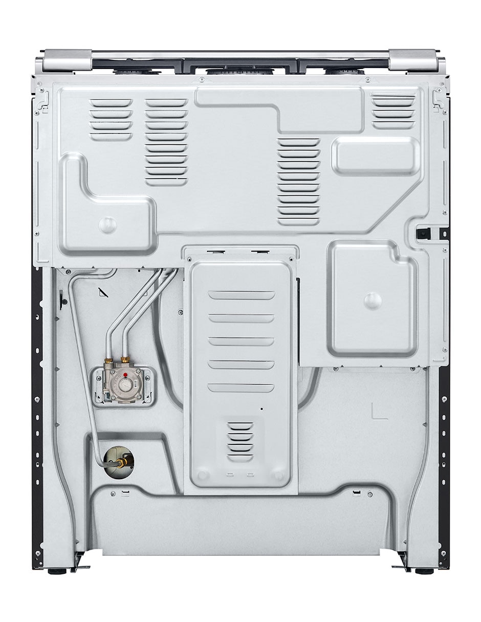 Estufa de piso a gas lp Lg 75.88 cm LRGL5844S de 5 quemadores
