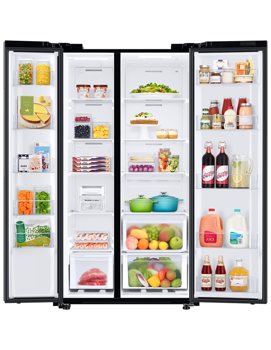Refrigerador dúplex Samsung 28 pies cúbicos inverter y no frost y fábrica de hielo RS28T5B00B1/EM