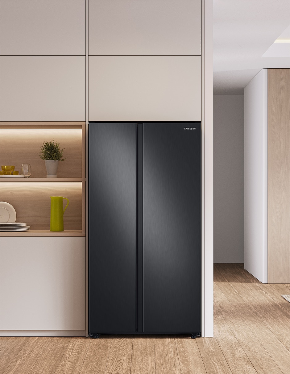 Refrigerador dúplex Samsung 28 pies cúbicos inverter y no frost y fábrica de hielo RS28T5B00B1/EM