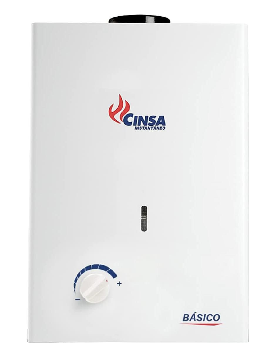 Calentador instantáneo Cinsa CIN-06E 6 L gas lp 1