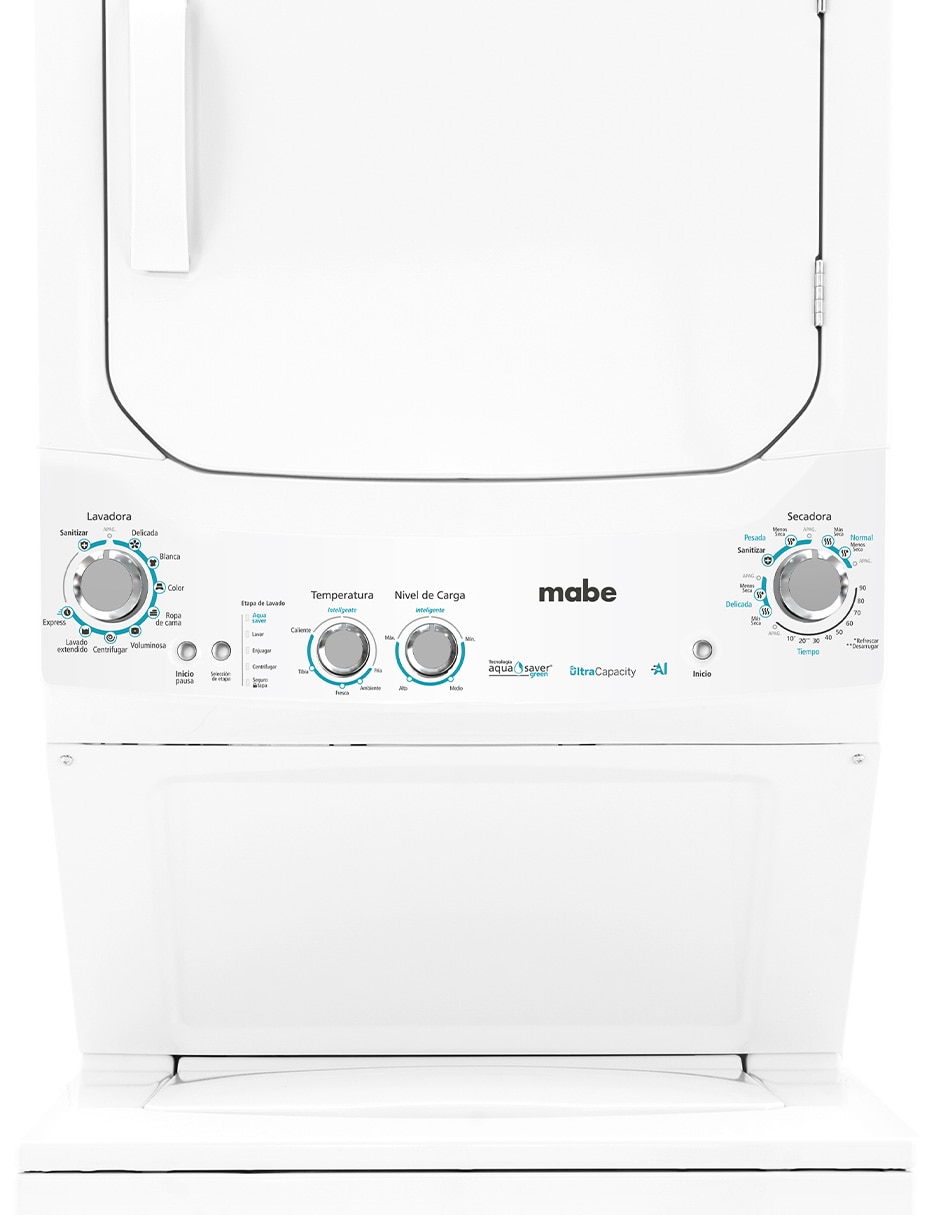 Centro de lavado Mabe AI Ultra Capacity eléctrico 24 kg MCL2440ESBB0