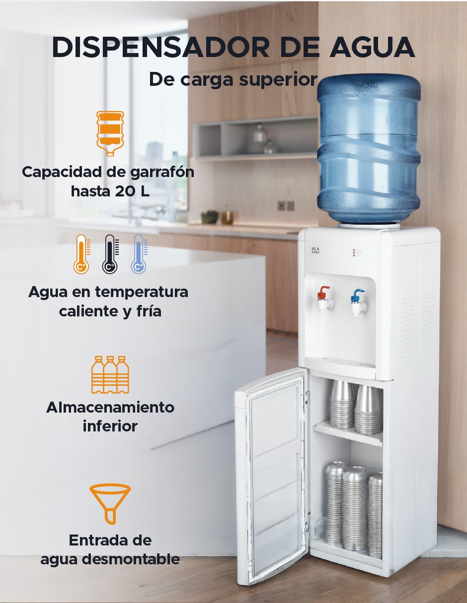 Dispensador de agua manual 6