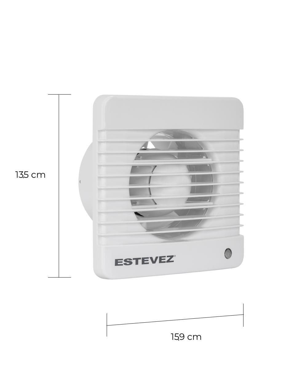 Extractor de aire Estevez 2804
