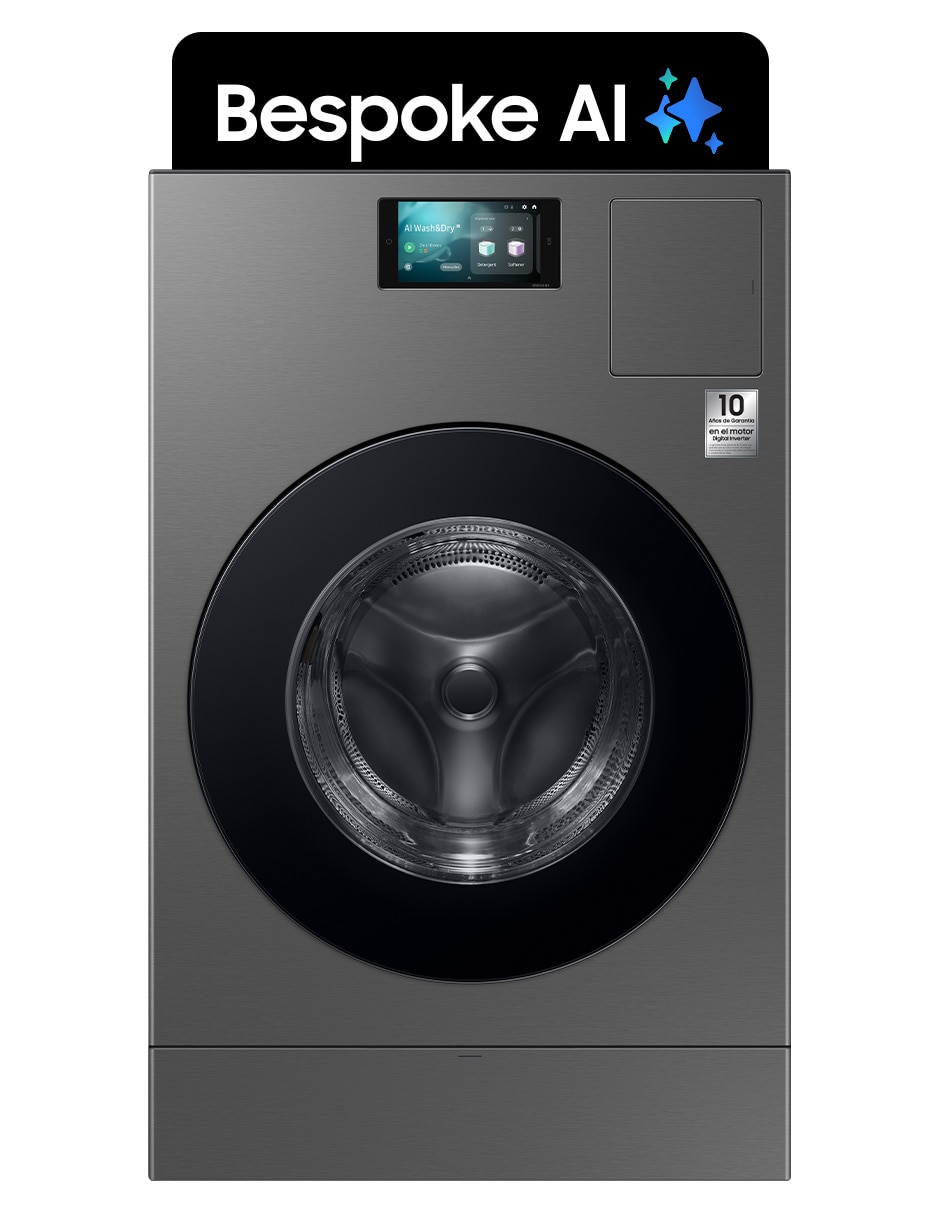 Lavasecadora Samsung eléctrica 26 kg 15 kg WD26DB8995BZAX