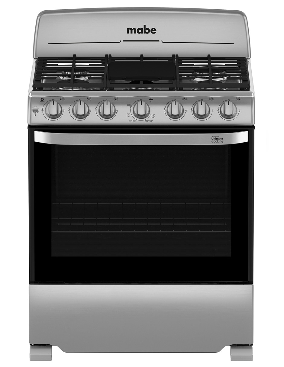 Estufa de piso a gas lp Mabe 76.60 cm EM7654BFIS3 de 6 quemadores