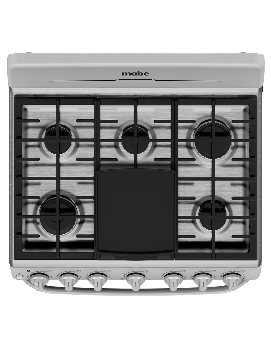 Estufa de piso a gas lp Mabe 76.60 cm EM7654BFIS3 de 6 quemadores
