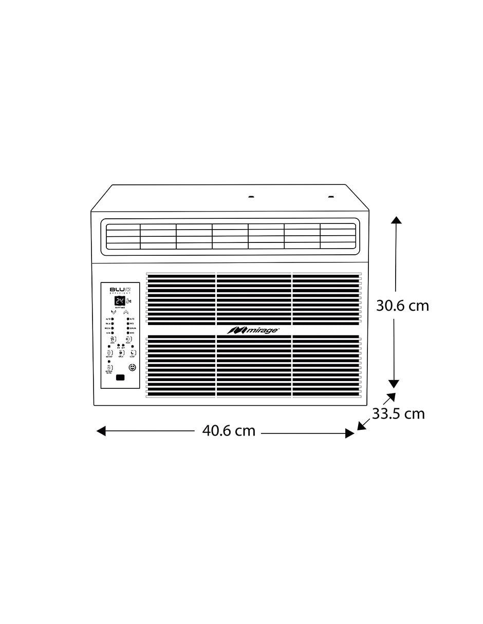 Aire acondicionado de ventana Mirage Frío 5000 BTU MACC0511N 115 V