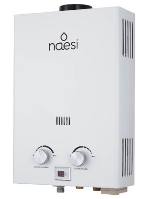 Calentador de paso Naesi AN201 6 L gas LP