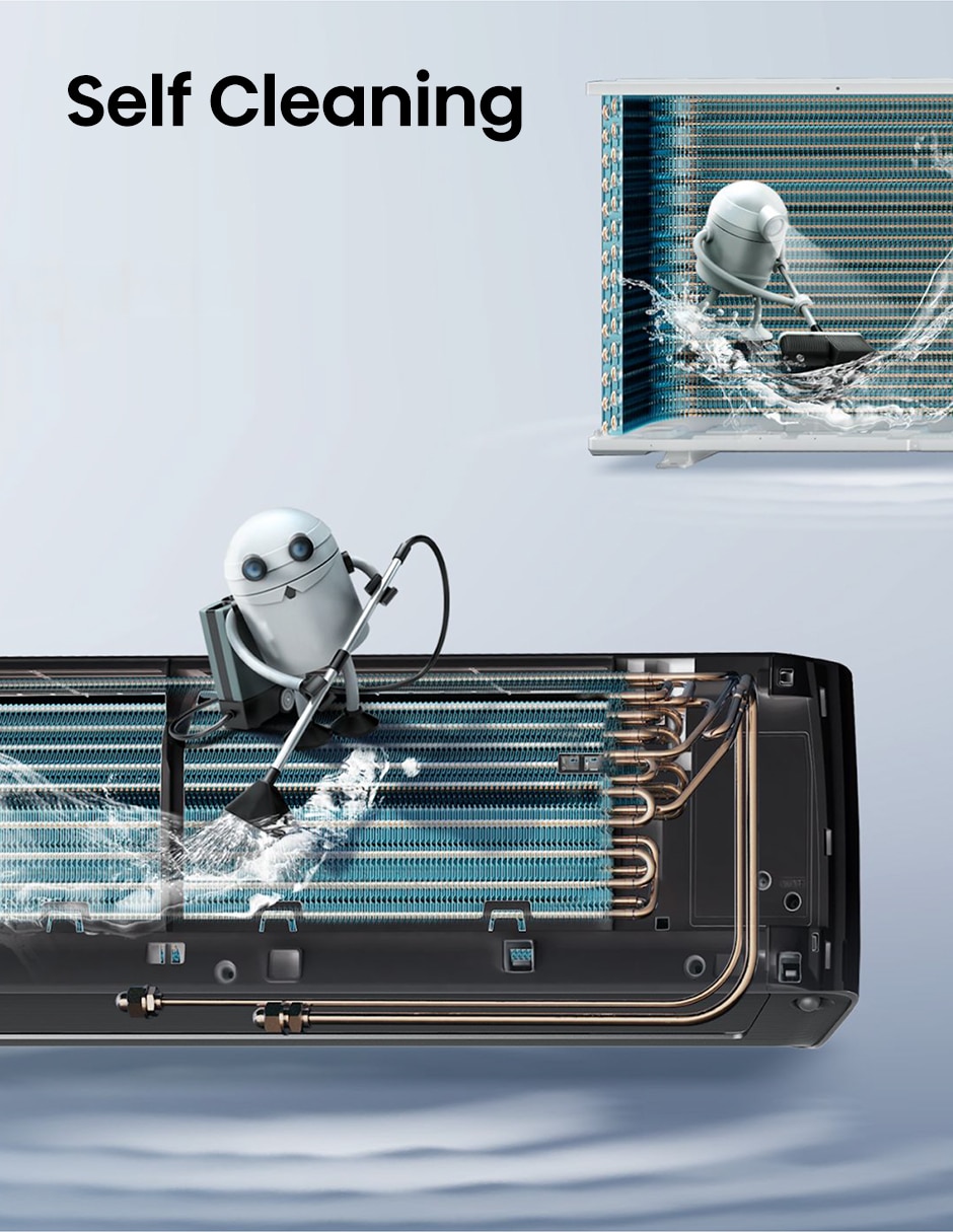 Aire acondicionado mini split inverter Hisense High End Frío y calor 12000 BTU ARU122VQW 220 V