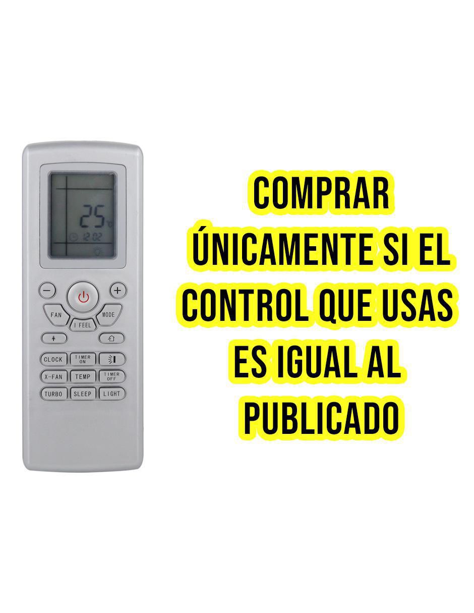 Control remoto para aire acondicionado ce-gm3 mirage gree trane yt1f minisplit 9