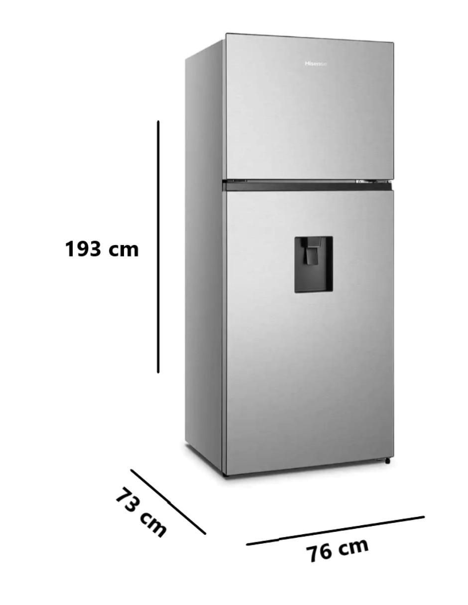 Refrigerador dúplex Hisense 16 pies cúbicos inverter y no frost y fábrica de hielo RT16N6CDX