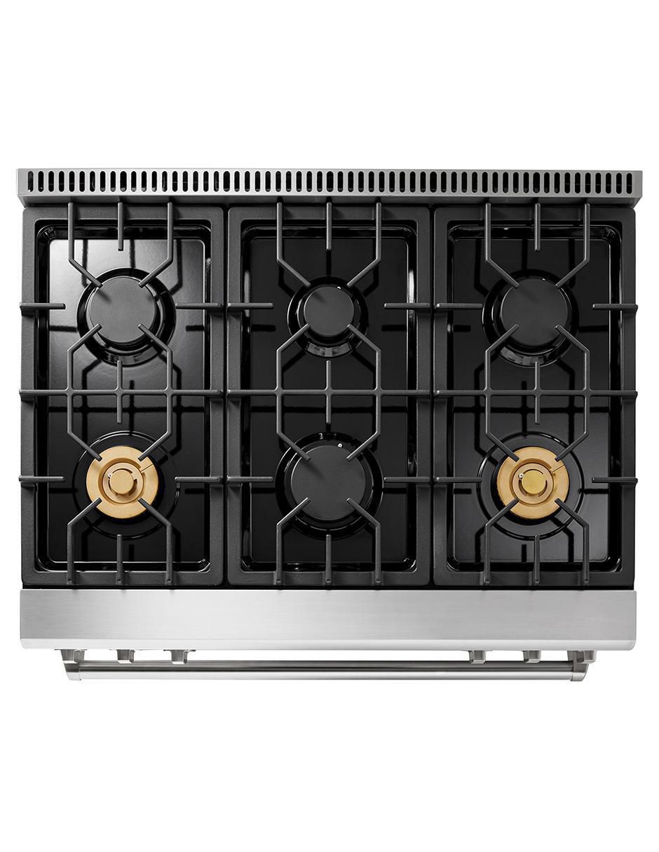 Estufa de piso a gas natural 90 cm TRG3601 de 6 quemadores