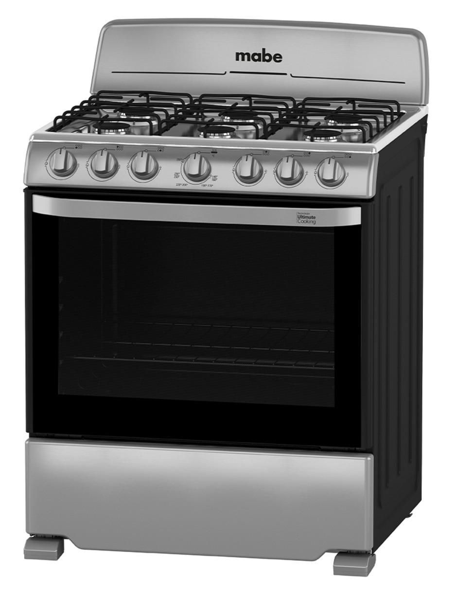 Estufa de piso a gas lp 76 cm EM7620BAIS2 de 6 quemadores 3