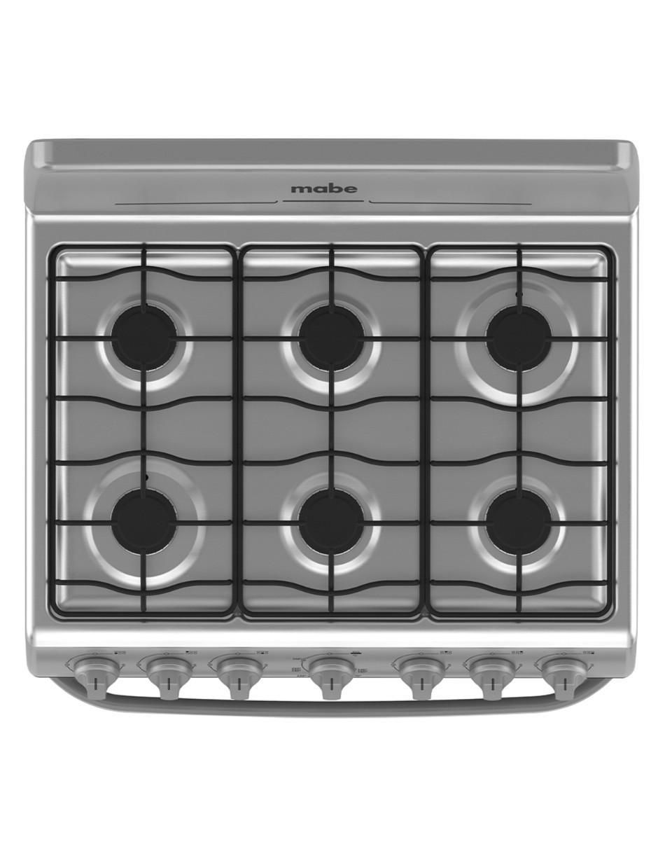 Estufa de piso a gas lp 76 cm EM7620BAIS2 de 6 quemadores Estufa de piso a gas lp 76 cm EM7620BAIS2 de 6 quemadores