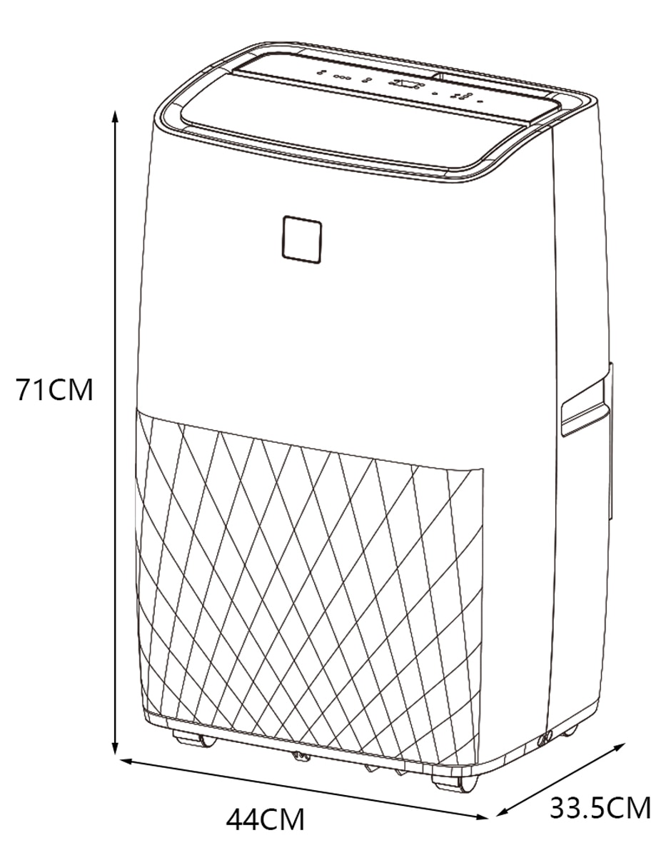 Aire acondicionado portátil Heuman Brand Frío y calor 14000 BTU 3033 115 V
