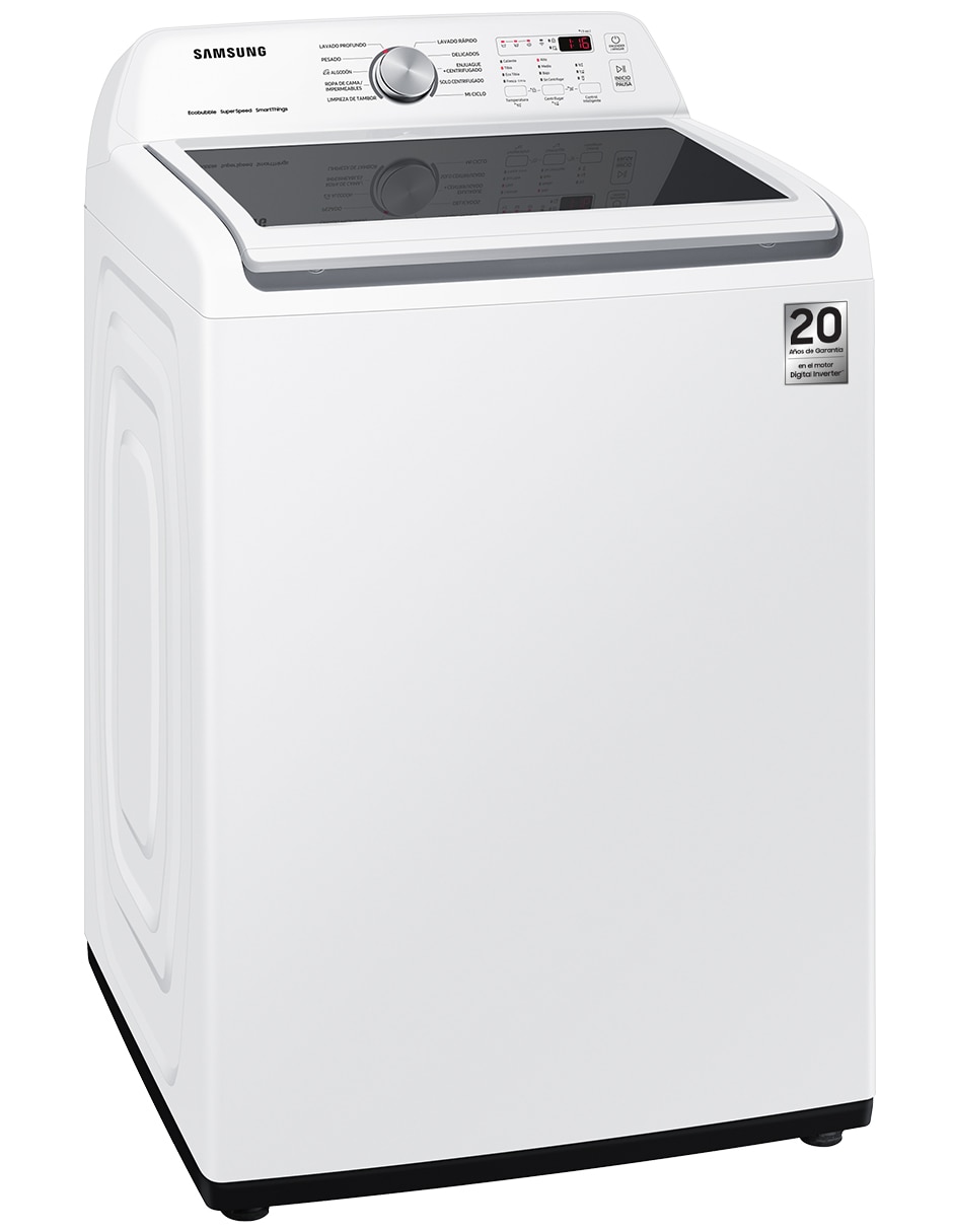 Lavadora Samsung 22 kg automática carga superior WA22C3543GW/AX