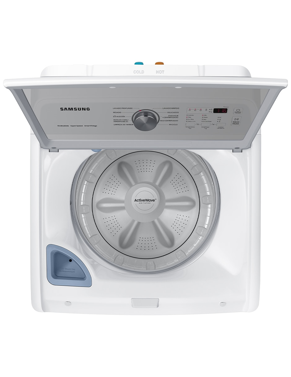 Lavadora Samsung 22 kg automática carga superior WA22C3543GW/AX
