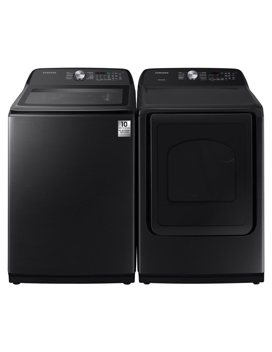 Combo Lavadora + Secadora Samsung de gas 28 kg 
F-WA28BDV24AV