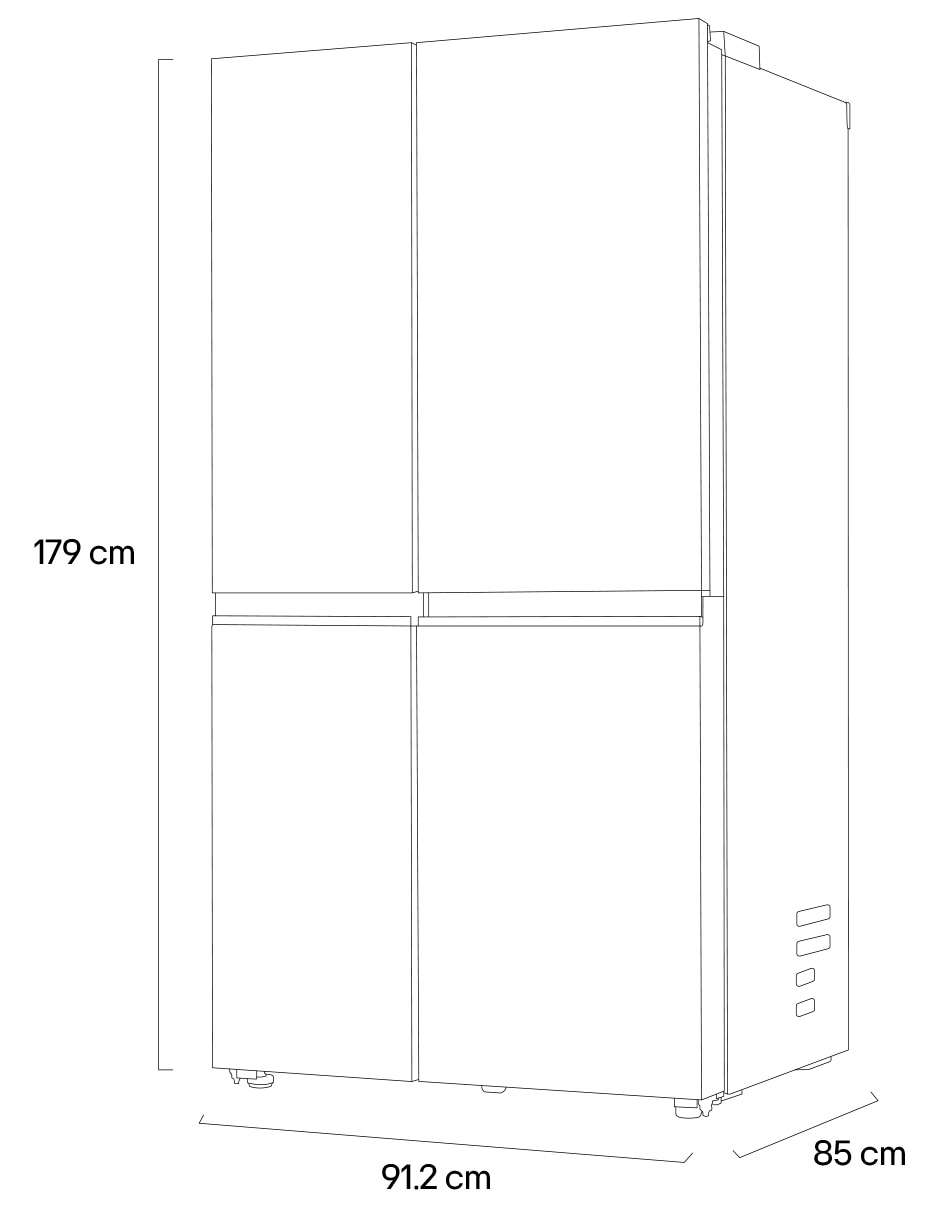 Refrigerador dúplex LG 28 pies cúbicos inverter y no frost VS28BT
