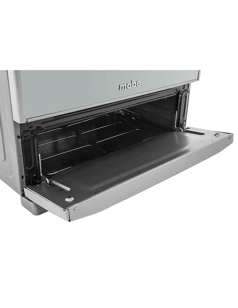 Combo estufa de piso a gas LP 76 cm EM7659BFIS3CMP76 de 6 quemadores + campana 8